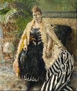 Akseli Gallen-Kallela Parisienne. Spain oil painting artist